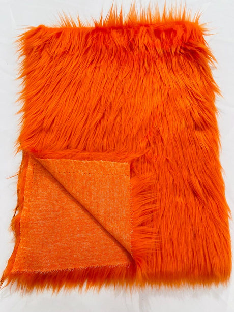 Shaggy Vegan Faux Fur Faux Fur Fabric - 58" Width, Color Options (1 Yard)