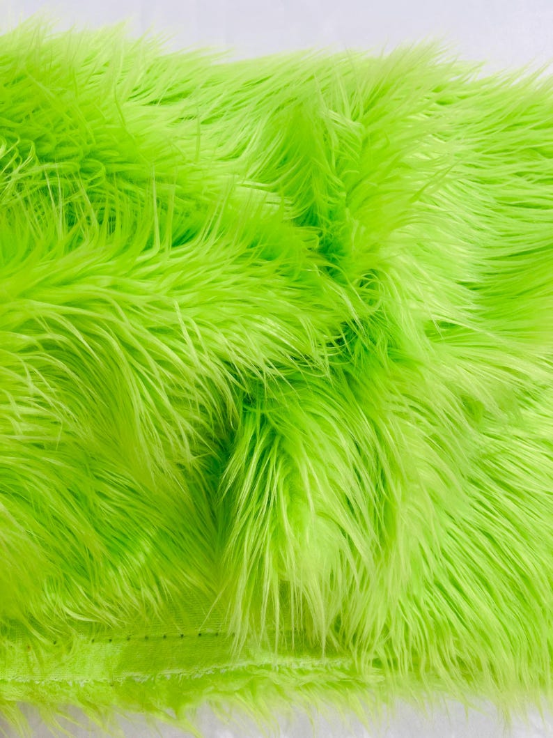 Shaggy Vegan Faux Fur Faux Fur Fabric - 58" Width, Color Options (1 Yard)