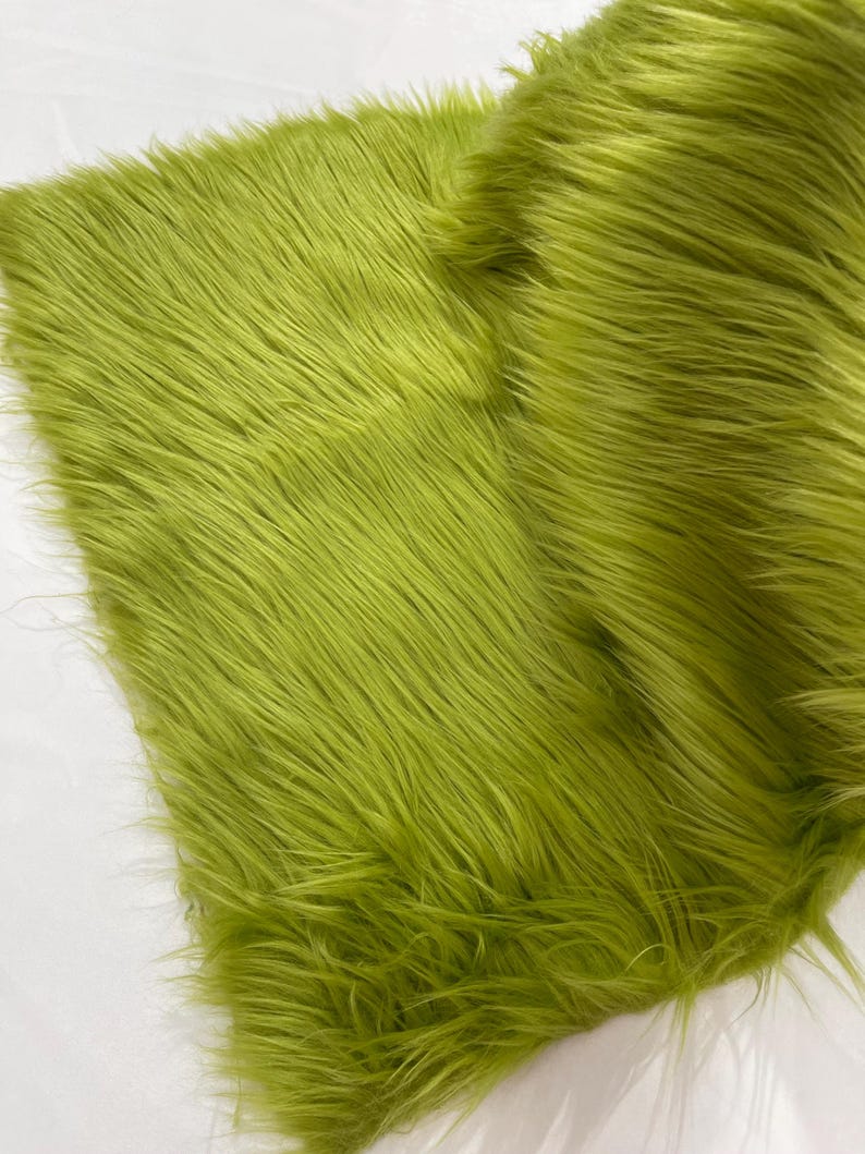 Shaggy Vegan Faux Fur Faux Fur Fabric - 58" Width, Color Options (1 Yard)