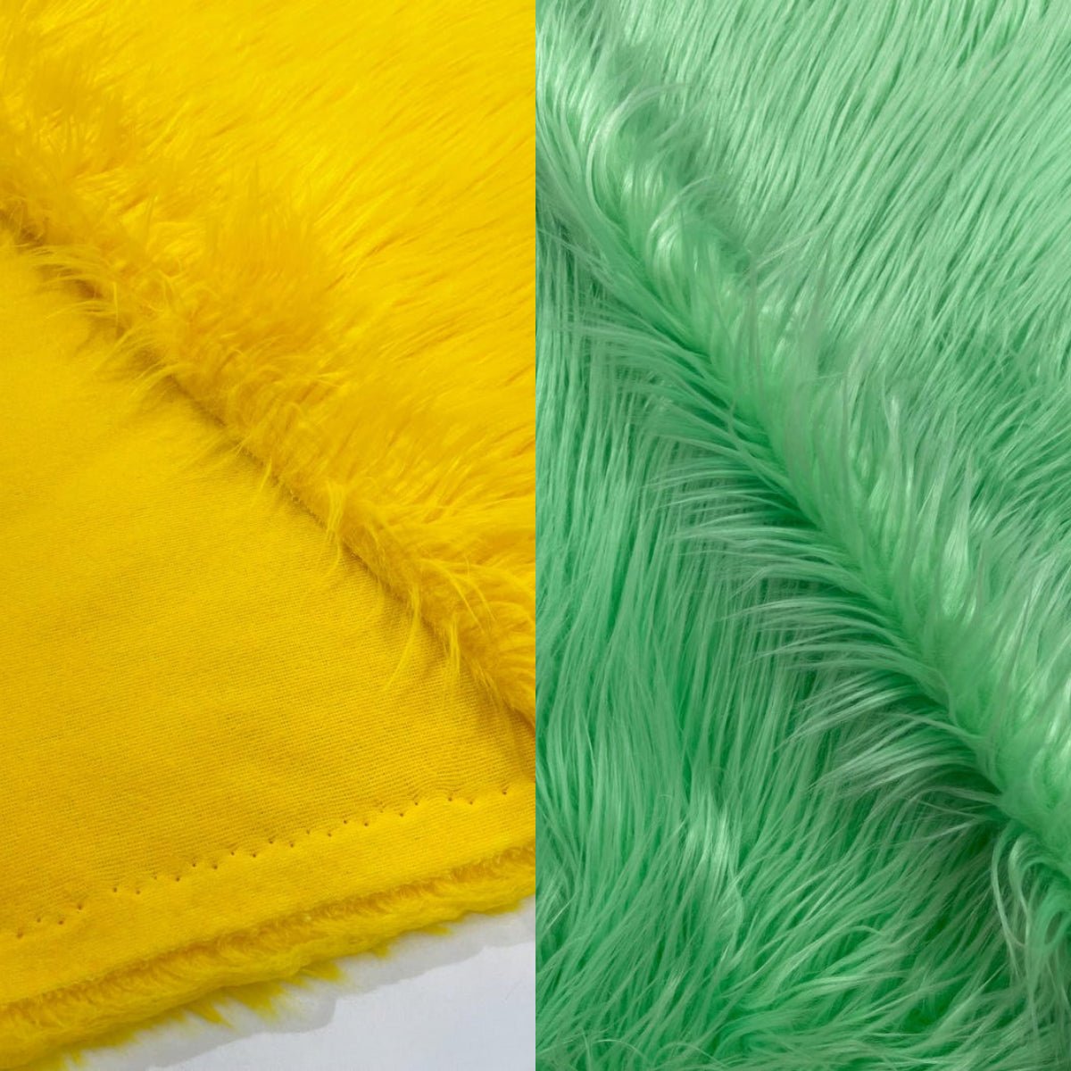 Shaggy Vegan Faux Fur Faux Fur Fabric - 58" Width, Color Options (1 Yard)