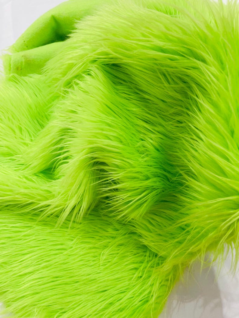 Shaggy Vegan Faux Fur Faux Fur Fabric - 58" Width, Color Options (1 Yard)
