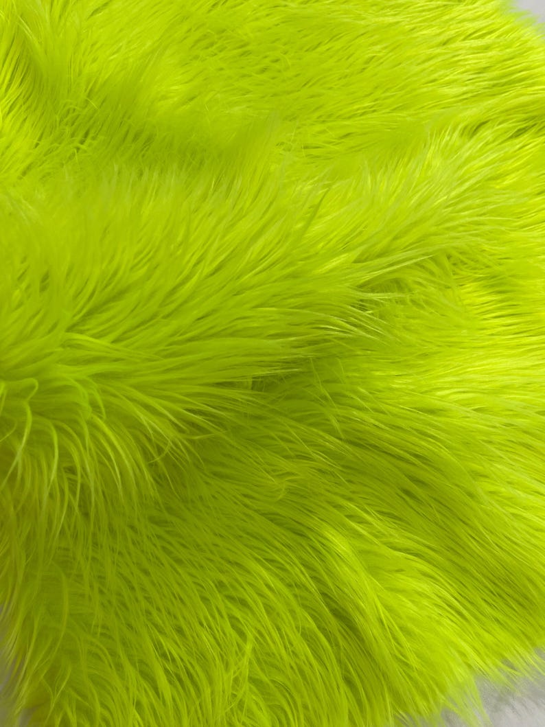 Shaggy Vegan Faux Fur Faux Fur Fabric - 58" Width, Color Options (1 Yard)