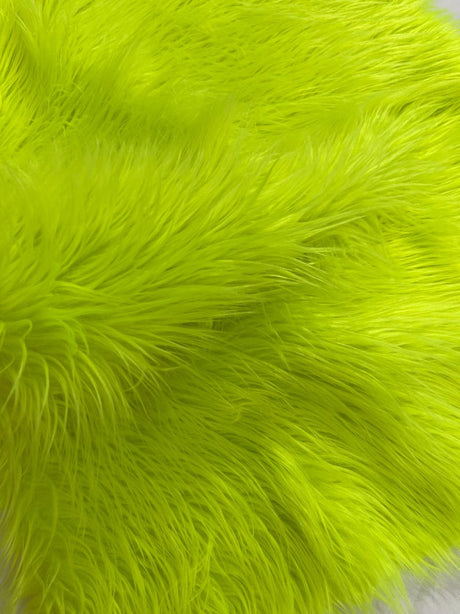 Shaggy Vegan Faux Fur Faux Fur Fabric - 58" Width, Color Options (1 Yard)