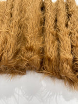 Shaggy Vegan Faux Fur Faux Fur Fabric - 58" Width, Color Options (1 Yard)