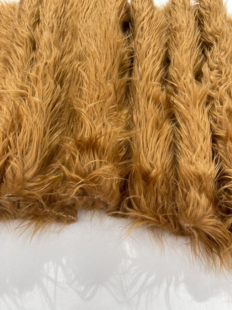 Shaggy Vegan Faux Fur Faux Fur Fabric - 58" Width, Color Options (1 Yard)