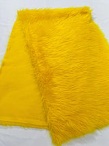 Shaggy Vegan Faux Fur Faux Fur Fabric - 58" Width, Color Options (1 Yard)