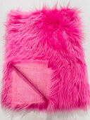 Shaggy Vegan Faux Fur Faux Fur Fabric - 58" Width, Color Options (1 Yard)