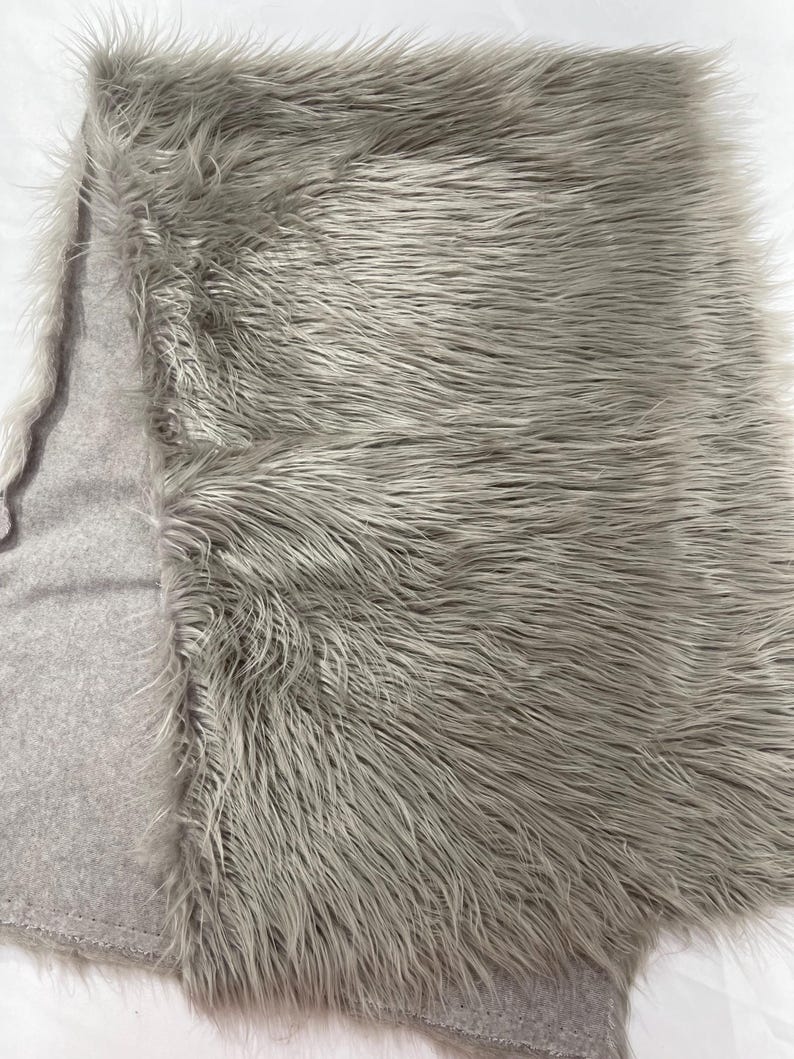 Shaggy Vegan Faux Fur Faux Fur Fabric - 58" Width, Color Options (1 Yard)