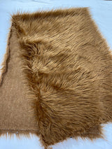 Shaggy Vegan Faux Fur Faux Fur Fabric - 58" Width, Color Options (1 Yard)