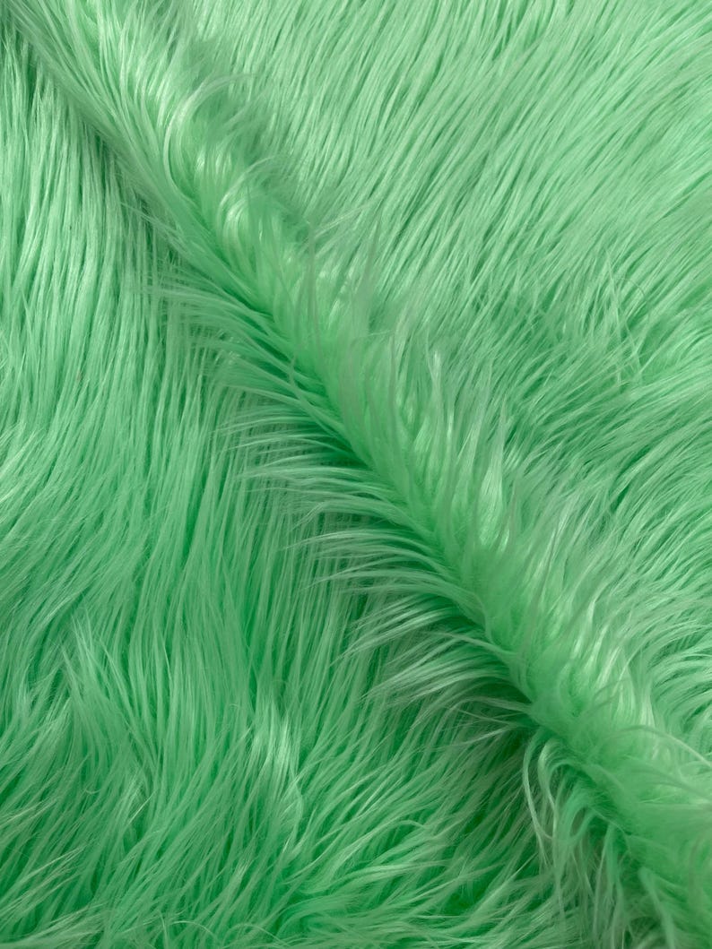 Shaggy Vegan Faux Fur Faux Fur Fabric - 58" Width, Color Options (1 Yard)