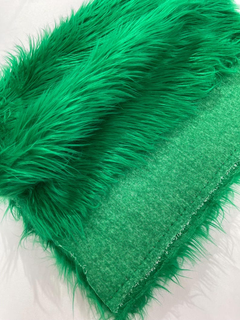 Shaggy Vegan Faux Fur Faux Fur Fabric - 58" Width, Color Options (1 Yard)
