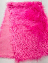 Shaggy Vegan Faux Fur Faux Fur Fabric - 58" Width, Color Options (1 Yard)