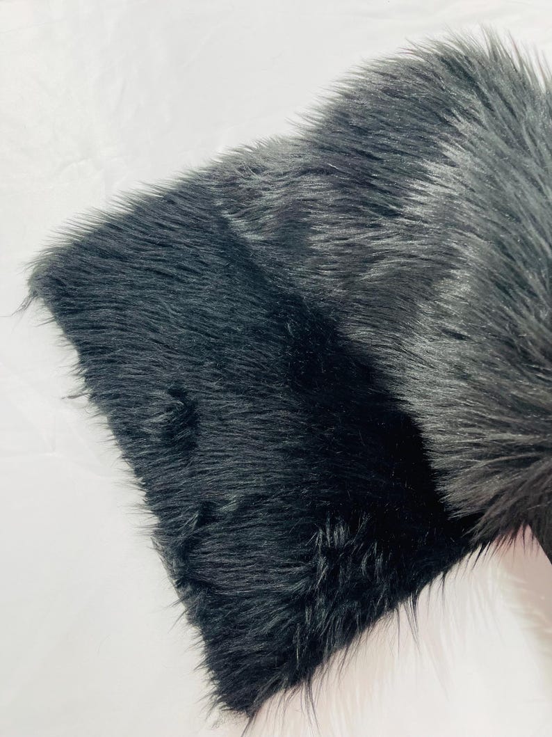 Shaggy Vegan Faux Fur Faux Fur Fabric - 58" Width, Color Options (1 Yard)