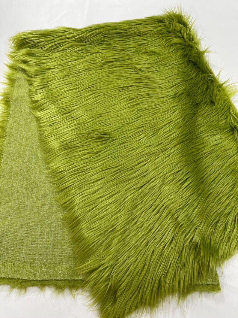 Shaggy Vegan Faux Fur Faux Fur Fabric - 58" Width, Color Options (1 Yard)