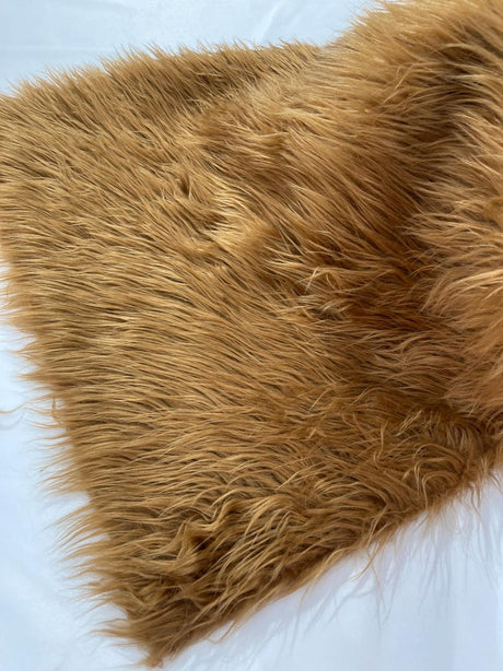Shaggy Vegan Faux Fur Faux Fur Fabric - 58" Width, Color Options (1 Yard)