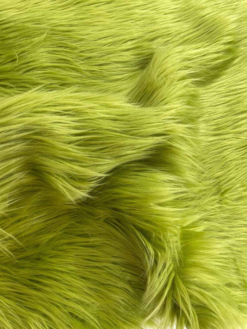 Shaggy Vegan Faux Fur Faux Fur Fabric - 58" Width, Color Options (1 Yard)