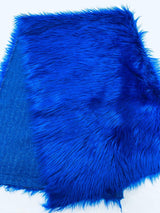 Shaggy Vegan Faux Fur Faux Fur Fabric - 58" Width, Color Options (1 Yard)