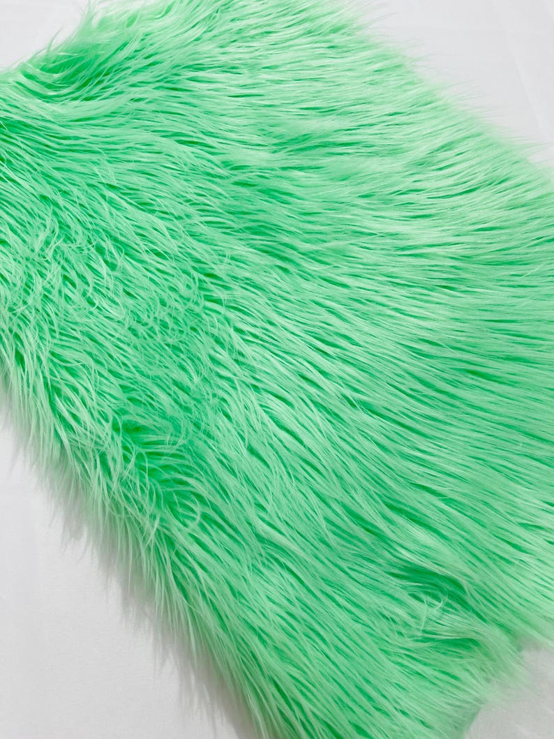 Shaggy Vegan Faux Fur Faux Fur Fabric - 58" Width, Color Options (1 Yard)
