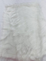 Shaggy Vegan Faux Fur Faux Fur Fabric - 58" Width, Color Options (1 Yard)