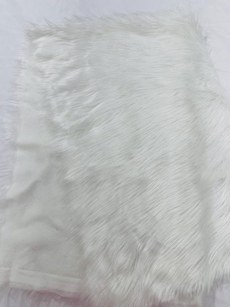 Shaggy Vegan Faux Fur Faux Fur Fabric - 58" Width, Color Options (1 Yard)
