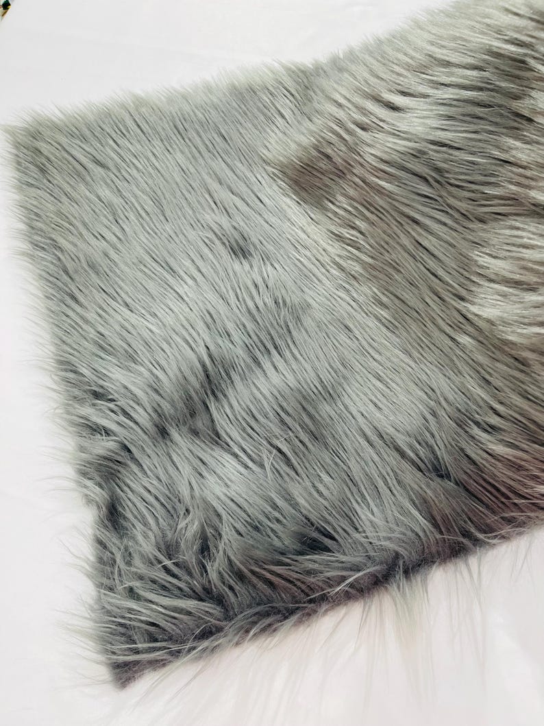 Shaggy Vegan Faux Fur Faux Fur Fabric - 58" Width, Color Options (1 Yard)