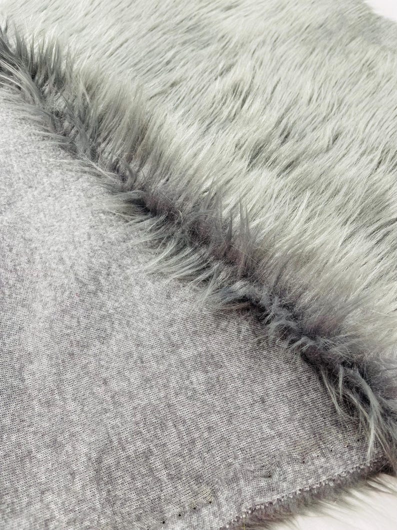 Shaggy Vegan Faux Fur Faux Fur Fabric - 58" Width, Color Options (1 Yard)
