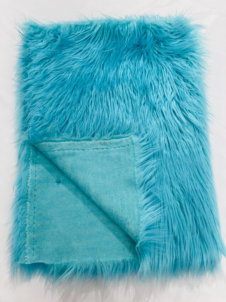 Shaggy Vegan Faux Fur Faux Fur Fabric - 58" Width, Color Options (1 Yard)
