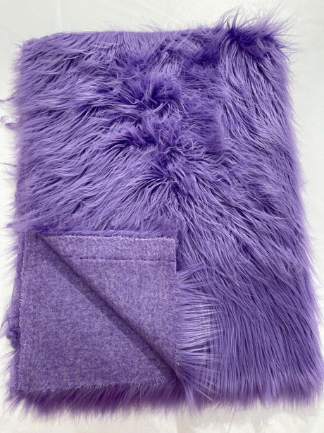 Shaggy Vegan Faux Fur Faux Fur Fabric - 58" Width, Color Options (1 Yard)