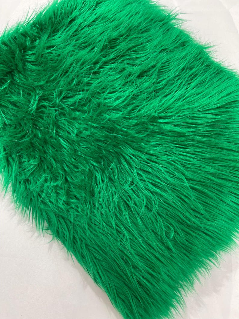 Shaggy Vegan Faux Fur Faux Fur Fabric - 58" Width, Color Options (1 Yard)