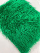 Shaggy Vegan Faux Fur Faux Fur Fabric - 58" Width, Color Options (1 Yard)