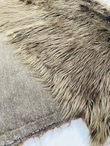 Shaggy Vegan Faux Fur Faux Fur Fabric - 58" Width, Color Options (1 Yard)
