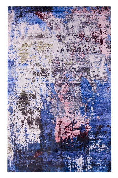 SHAH-22 Polyester Area Rug Fabric - Foldable Anti-Slip, 5' X 8' (1 Piece)