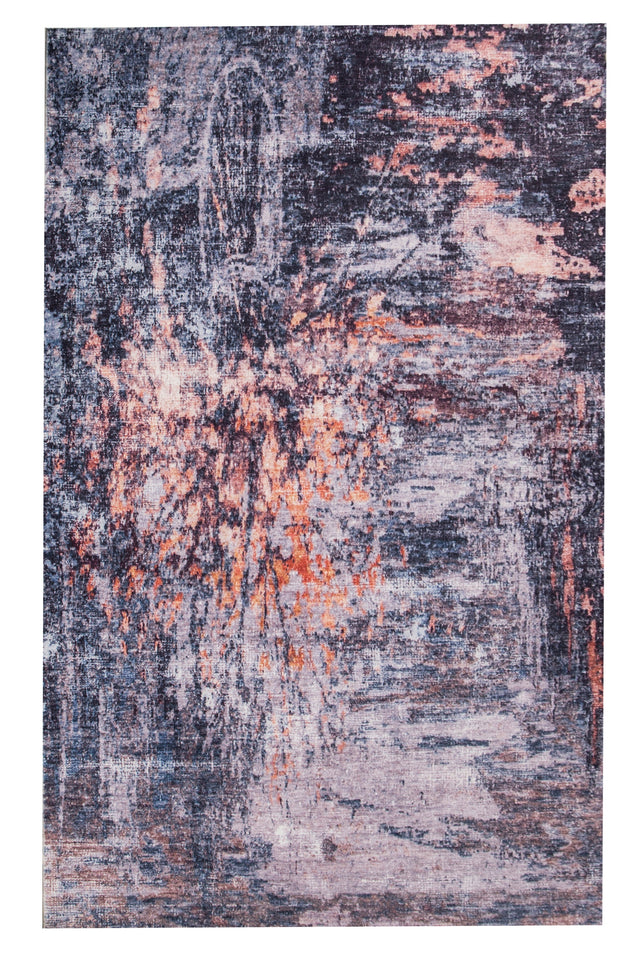 SHAH-23 Polyester Fabric - Foldable Anti-Slip Area Rug, 5' X 8' And 8' X 11' (1 Piece)