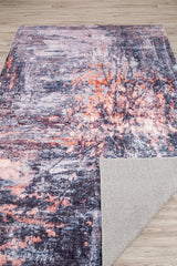 SHAH-23 Polyester Fabric - Foldable Anti-Slip Area Rug, 5' X 8' And 8' X 11' (1 Piece)