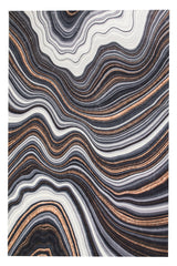 SHAH-27 Polyester Fabric - Foldable Anti-Slip Area Rug, 5' X 8' And 8' X 11' (1 Piece)