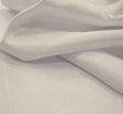 Shantung Slub Polyester Fabric - Solid White, 58/60" Width
