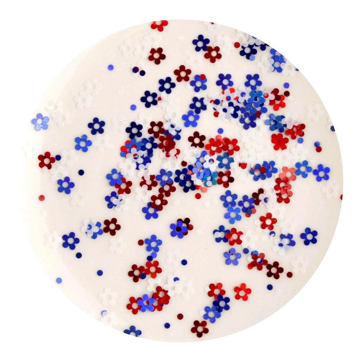 Shaped Glitter Americana - Daisy (2 oz Bag)