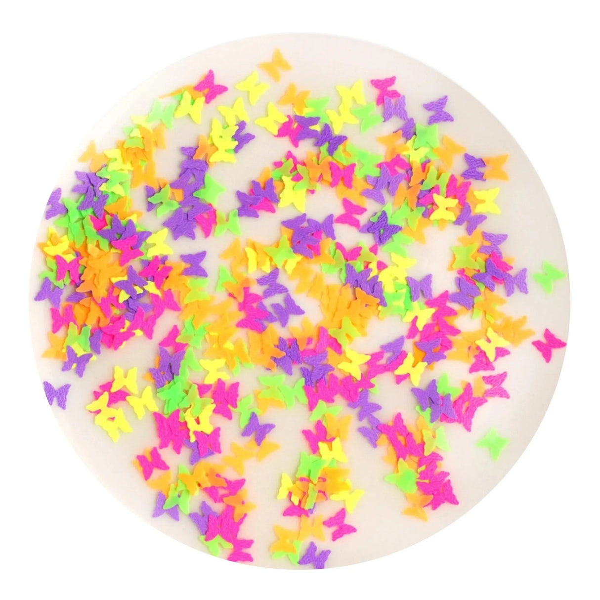 Shaped Glitter Classic - Butterfly Neon Pastel (2 oz Bag)
