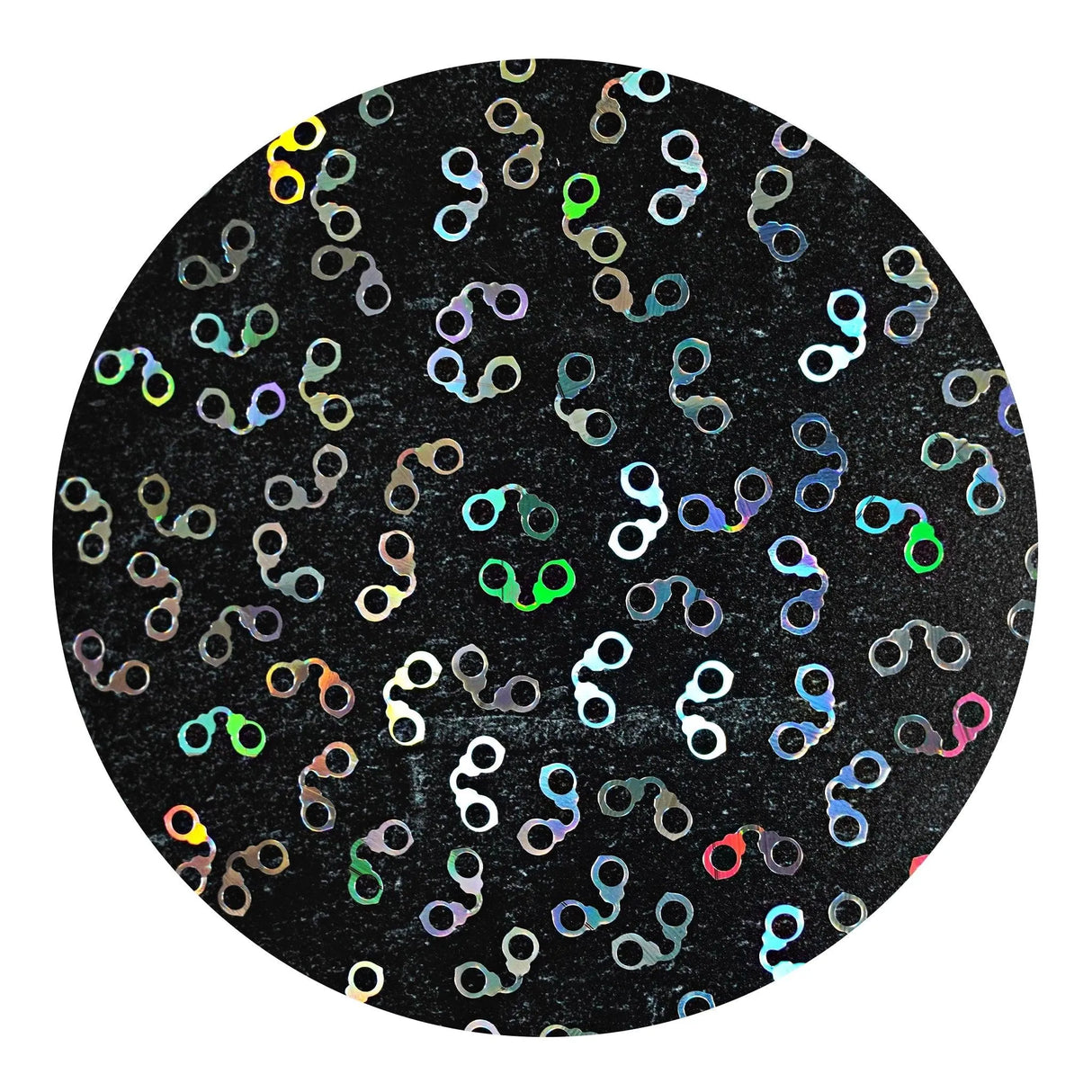 Shaped Glitter Classic - Handcuffs (2 oz Bag)