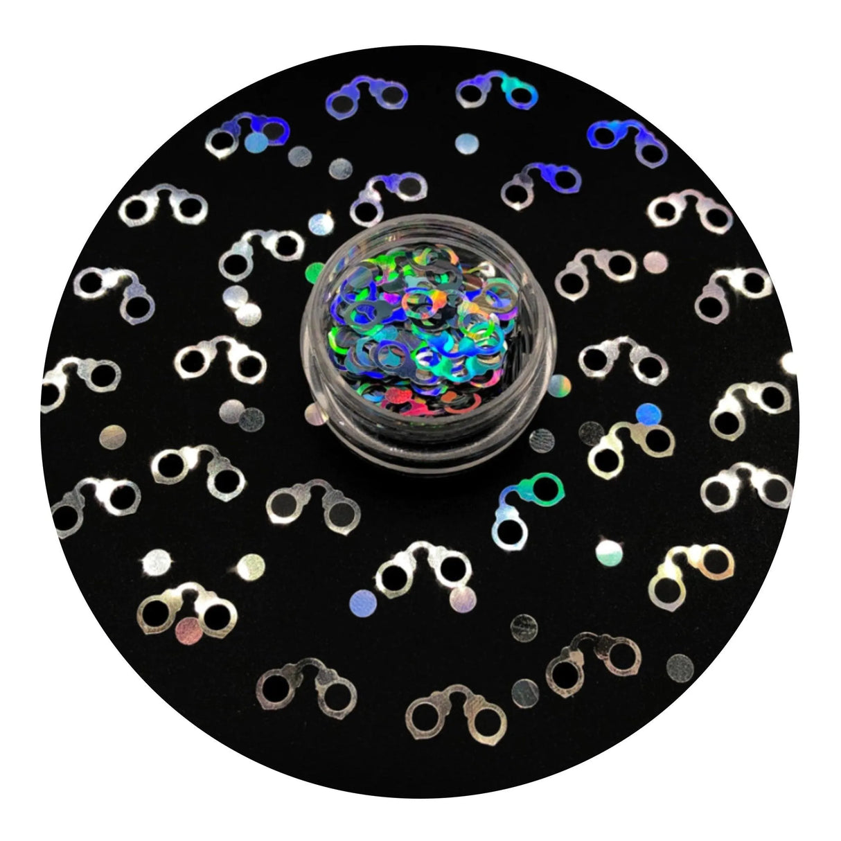 Shaped Glitter Classic - Handcuffs (2 oz Bag)