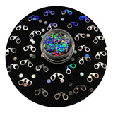 Shaped Glitter Classic - Handcuffs (2 oz Bag)