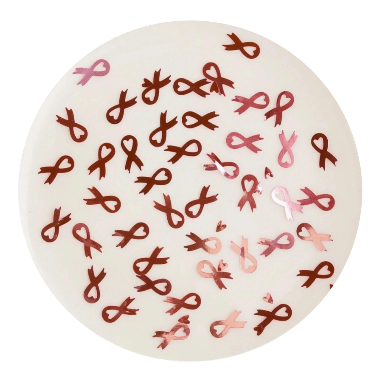 Shaped Glitter Classic - Pink Ribbons (2 oz Bag)