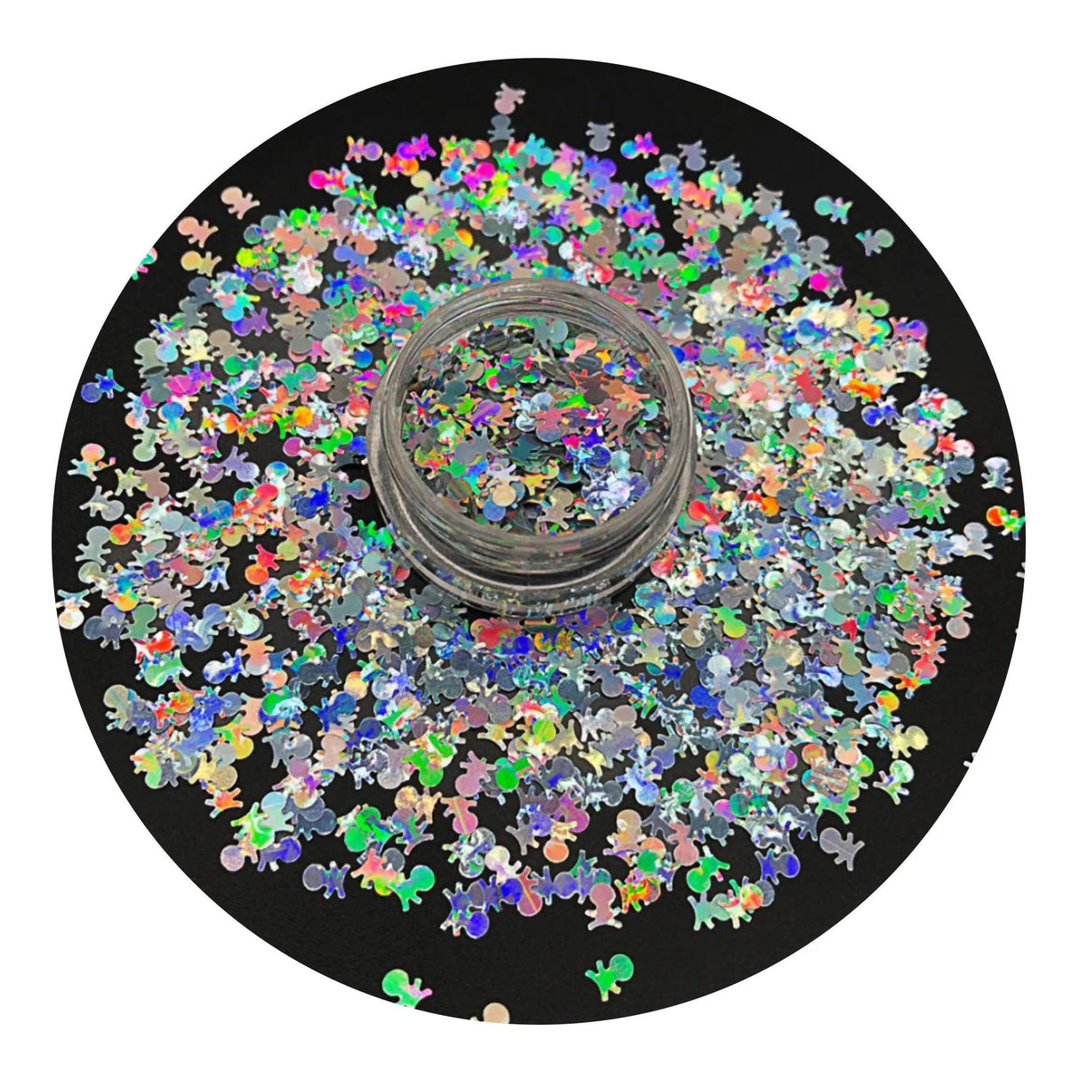 Shaped Glitter Halloween  - Skull & Crossbones (2 oz Bag)