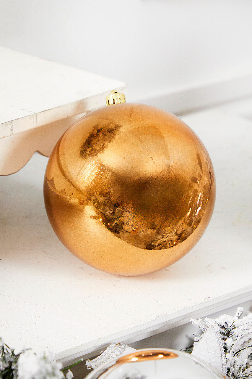 5.5 Inch Pecan Brown Shatterproof Ornament Decorative Christmas Tree Hanging Ornament
