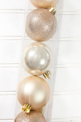 10pc Shatterproof Ornament Box - Pearl