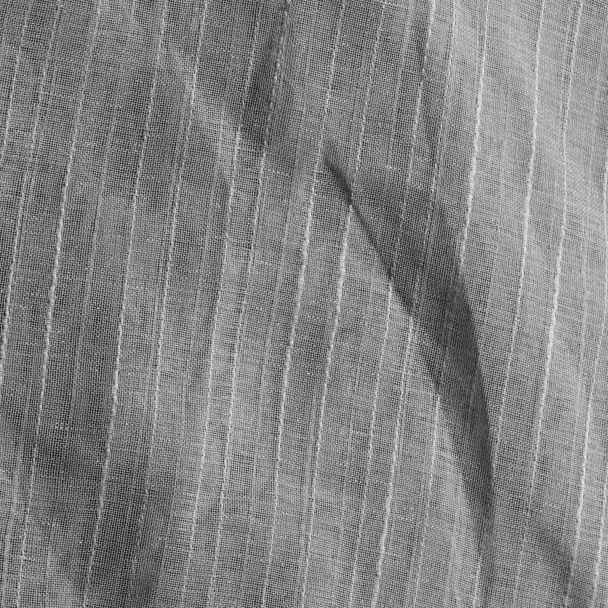 Sheer Drapery Fabric Stripe Embroidered 110" Polyester