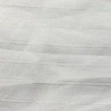 Sheer Drapery Fabric Stripe Embroidered 110" Polyester
