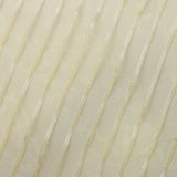 Sheer Drapery Fabric Stripe Embroidered 110" Polyester