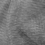 Sheer Drapery Fabric Stripe Embroidered 110" Polyester