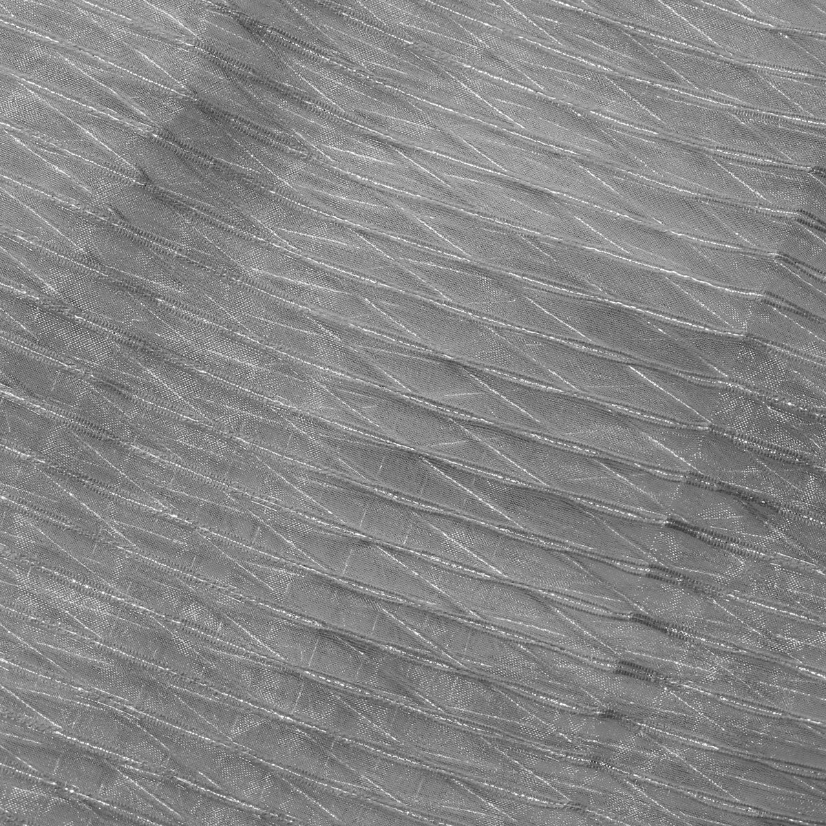 Sheer Drapery Fabric Stripe Embroidered 110" Polyester